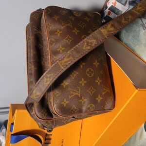 Louis Vuitton Brown Monogram Men's Crossbody Bag